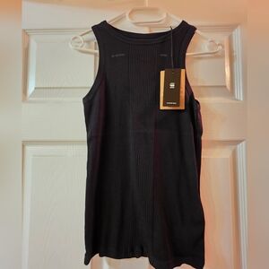 G-Star Black Ribbed Tank Top, G-STAR Raw, NWT